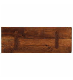 Dessus de table 90x30x3,8 cm rectangulaire bois massif récupéré