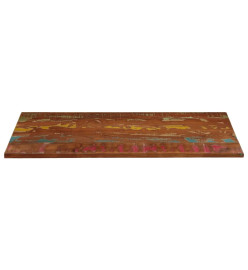 Dessus de table 160x50x3,8cm rectangulaire bois massif récupéré