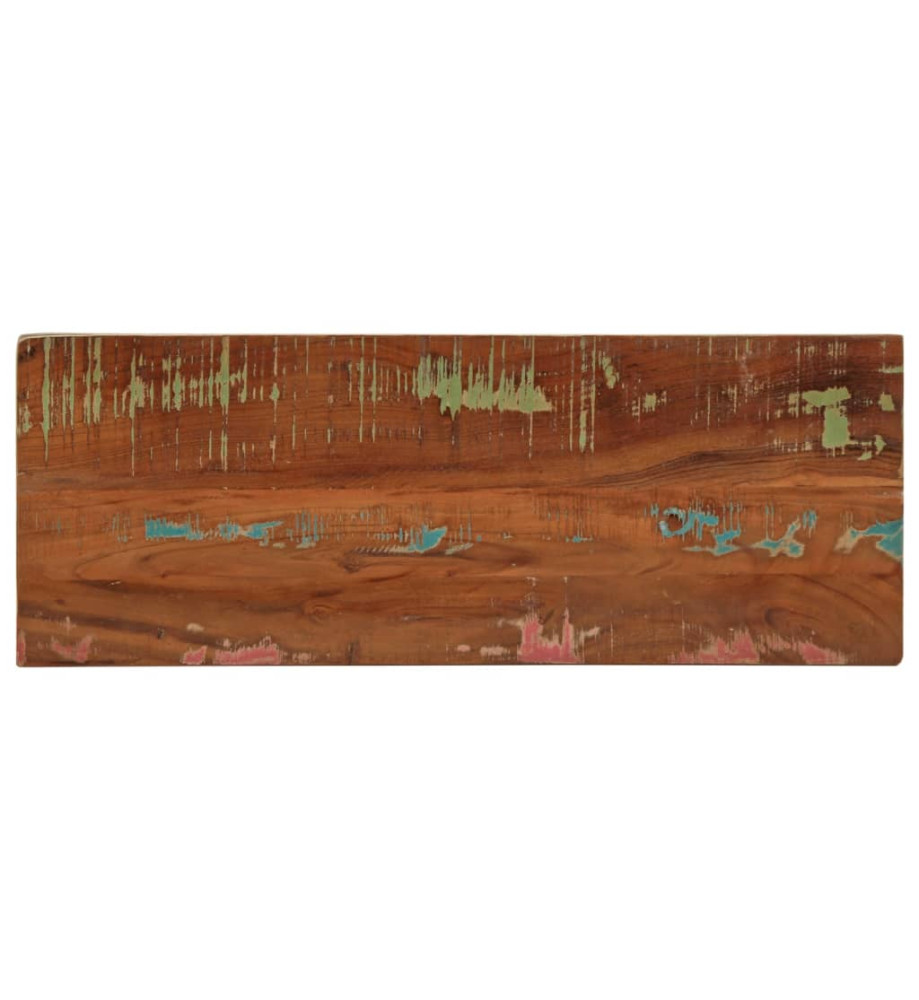 Dessus de table 70x30x3,8 cm rectangulaire bois massif récupéré