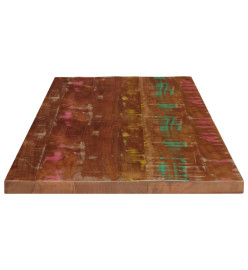 Dessus de table 100x60x3,8cm rectangulaire bois massif récupéré