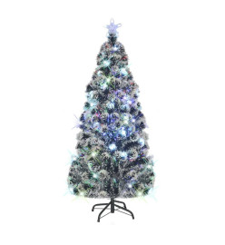 Sapin de Noël artificiel avec support/LED 180 cm fibre optique