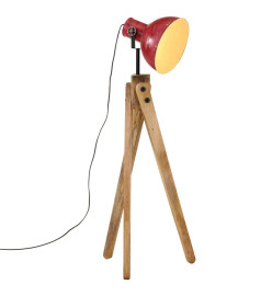 Lampadaire 25 W rouge délavé 45x45x120 cm E27