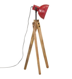 Lampadaire 25 W rouge délavé 45x45x120 cm E27