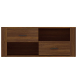 Meuble TV Chêne marron 100x35x40 cm Bois d'ingénierie