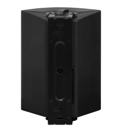 Haut-parleurs stéréo muraux 2 pcs noir intérieur extérieur 100W