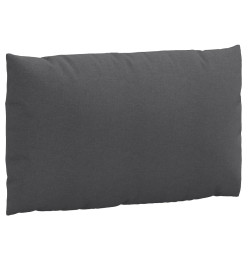 Coussins de palette lot de 3 anthracite mélangé tissu