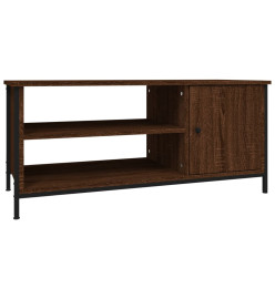 Meuble TV chêne marron 100x40x45 cm bois d'ingénierie