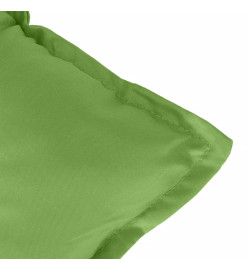 Coussin de banc de jardin vert mélangé 100x50x7 cm tissu