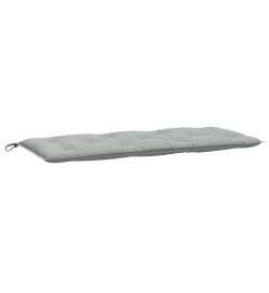 Coussins de banc de jardin lot de 2 gris clair mélangé tissu