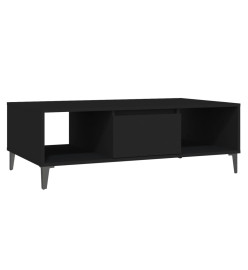 Table basse Noir 103,5x60x35 cm Aggloméré