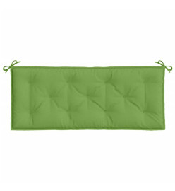 Coussins de banc de jardin lot de 2 vert mélangé tissu