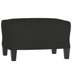 Ensemble de canapés 3 pcs noir tissu