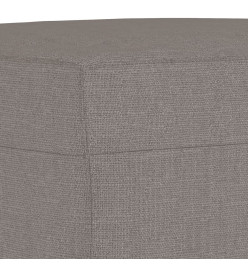 Ensemble de canapés 3 pcs taupe tissu