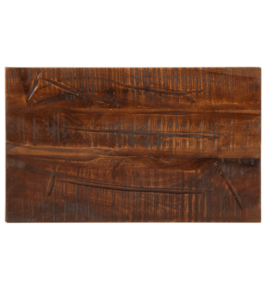 Dessus de table 40x30x2,5 cm rectangulaire bois massif récupéré