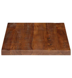 Dessus de table 90x50x2,5 cm rectangulaire bois massif récupéré