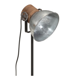 Lampe de bureau 25 W argent vintage 17x17x50 cm E27