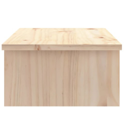 Support pour moniteur 50x27x15 cm Bois de pin solide