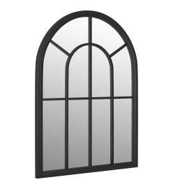 Miroir Noir 60x45 cm Fer pour utilisation à l'intérieur