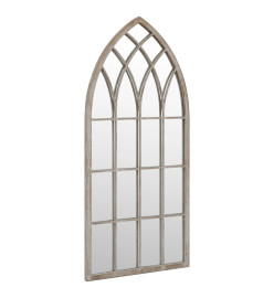 Miroir de jardin Sable 70x30 cm Fer pour utilisation extérieure