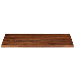 Dessus de table 110x70x2,5cm rectangulaire bois massif récupéré