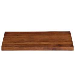 Dessus de table 80x50x2,5 cm rectangulaire bois massif récupéré