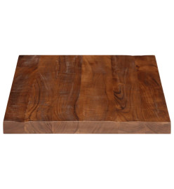 Dessus de table 80x50x2,5 cm rectangulaire bois massif récupéré