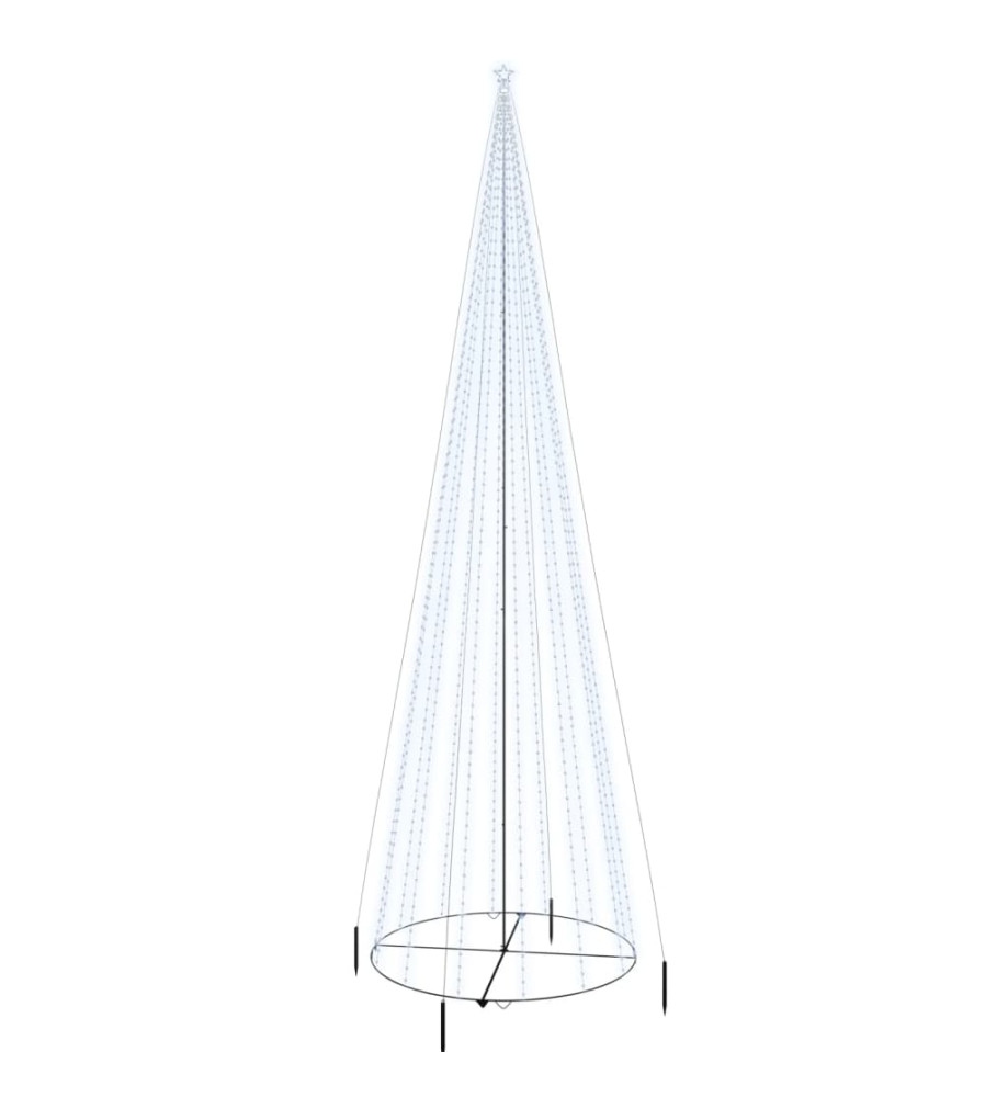 Arbre de Noël cône 1134 LED Blanc froid 230x800 cm