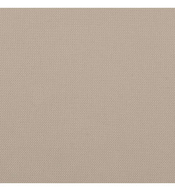 Coussins de siège de jardin lot de 6 taupe 45x45x2 cm carré