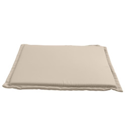 Coussins de siège de jardin lot de 4 taupe 45x45x2 cm carré