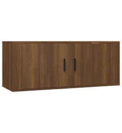 Ensemble de meubles TV 8 pcs Chêne marron Bois d'ingénierie