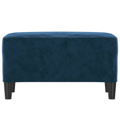 Banc Bleu 70x35x41 cm Velours