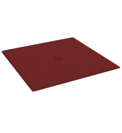 Panneaux muraux 12 pcs Rouge bordeaux 30x30 cm Tissu 1,08 m²