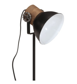 Lampe de bureau 25 W noir 17x17x50 cm E27