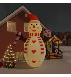 Bonhomme de neige gonflable de Noël avec LED 630 cm