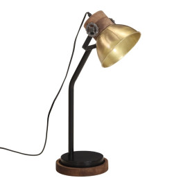 Lampe de bureau 25 W laiton antique 18x18x60 cm E27