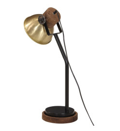 Lampe de bureau 25 W laiton antique 18x18x60 cm E27