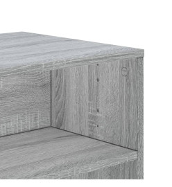 Meuble TV sonoma gris 120x40x40 cm bois d'ingénierie