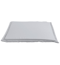 Coussins de siège de jardin lot de 2 gris clair 45x45x2cm carré