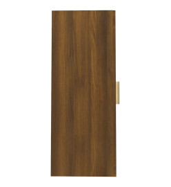 Armoire murale suspendue Chêne marron 69,5x34x90 cm