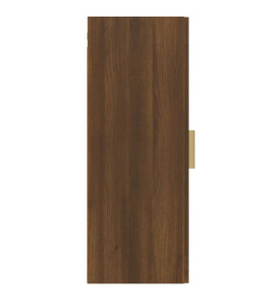 Armoire murale suspendue Chêne marron 34,5x34x90 cm