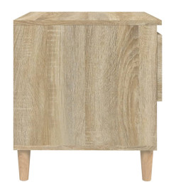 Table de chevet Chêne sonoma 50x46x50 cm Bois d'ingénierie