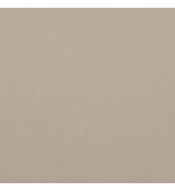 Coussins de siège de jardin lot de 2 taupe 45x45x2 cm carré