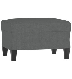 Ensemble de canapés 3 pcs gris foncé tissu