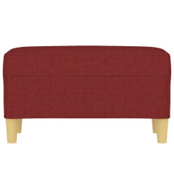 Banc Rouge bordeaux 70x35x41 cm Tissu