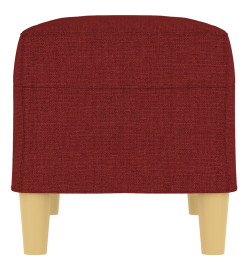 Banc Rouge bordeaux 70x35x41 cm Tissu