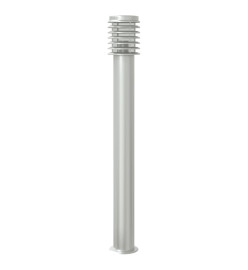 Lampadaire d'extérieur argenté 110 cm acier inoxydable