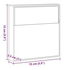 Applique murale LED d'extérieur aluminium moulé sous pression