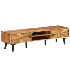 Meuble TV 145x35x35 cm Bois d'acacia massif