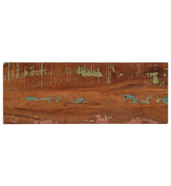 Dessus de table 70x20x2,5 cm rectangulaire bois massif récupéré