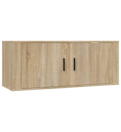 Ensemble de meubles TV 4 pcs Chêne sonoma Bois d'ingénierie